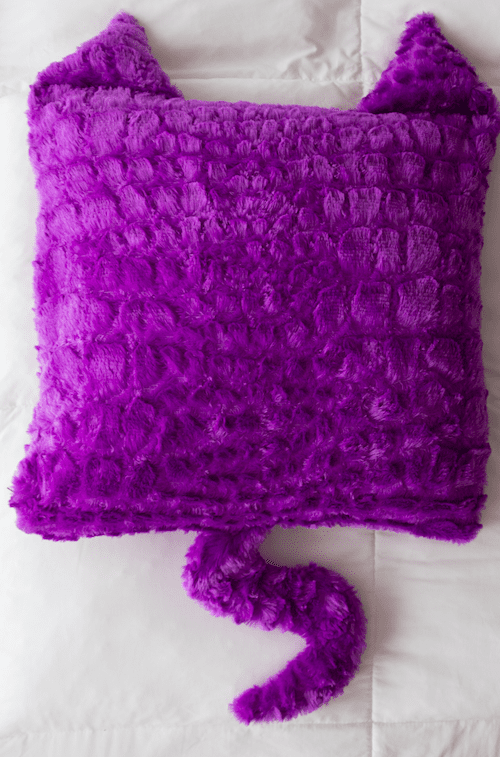 Pillowtex Plüsch Katzenohrenwurf Dekorative Kissenabdeckung