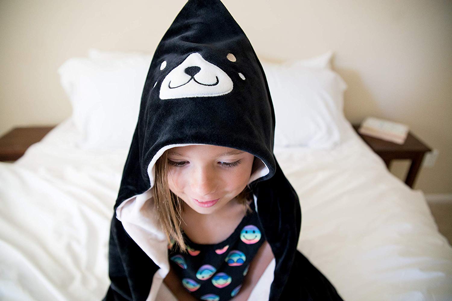 Hooded Animal Blanket für Kinder | Wylie The Dog