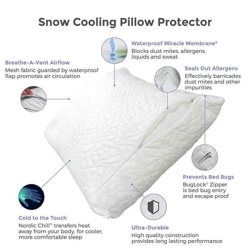 Protect-A-Bed Schnee Kissen Protektor